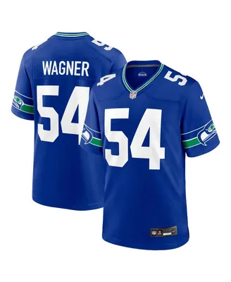 Men's Nike Bobby Wagner Royal Seattle Seahawks Throwback Player Game Jersey