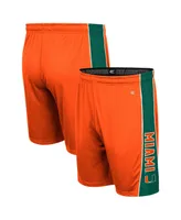 Men's Colosseum Orange Miami Hurricanes Panel Shorts