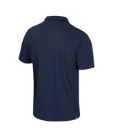 Men's Colosseum Navy Virginia Cavaliers No Problemo Polo Shirt