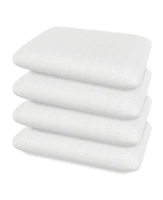 BodiPEDIC Classics Gel Support Conventional 4 Pack Pillows, Standard/Queen