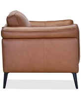 Keery 49" Leather Chair, Created for Macy's