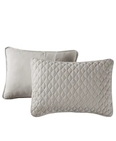 Videri Home Diamond Stitched 3 Piece Quilt Set