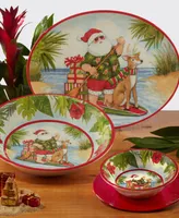 Certified International Santa's Wish 7.5" x 2" Melamine All Purpose Bowls, Set of 6