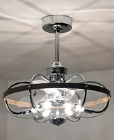 Davina 24.2" 6-Light Indoor Ceiling Fan with Light Kit and Remote