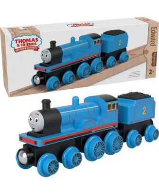 Fisher Price Thomas and Friends Wooden Railway, Edward Engine and Coal-Car - Multi