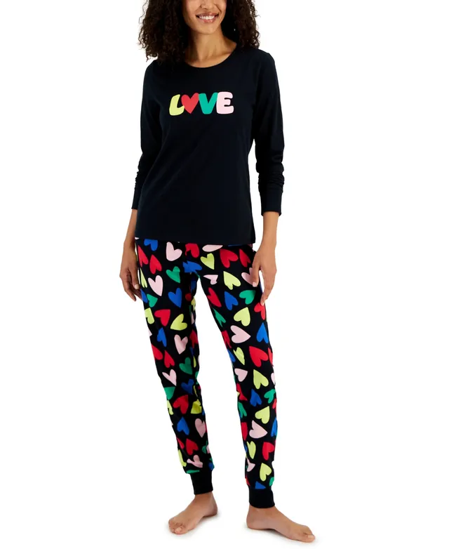 Family Pajamas Women's 2-Pc. Love Pajamas Set, Created for Macy's