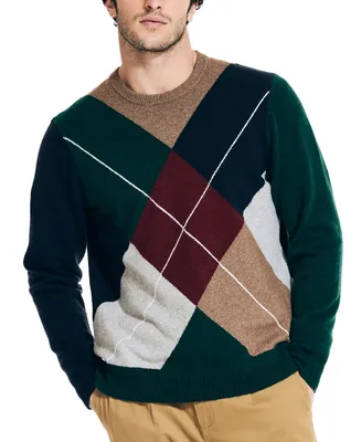 Nautica Men's Argyle Crewneck Sweater