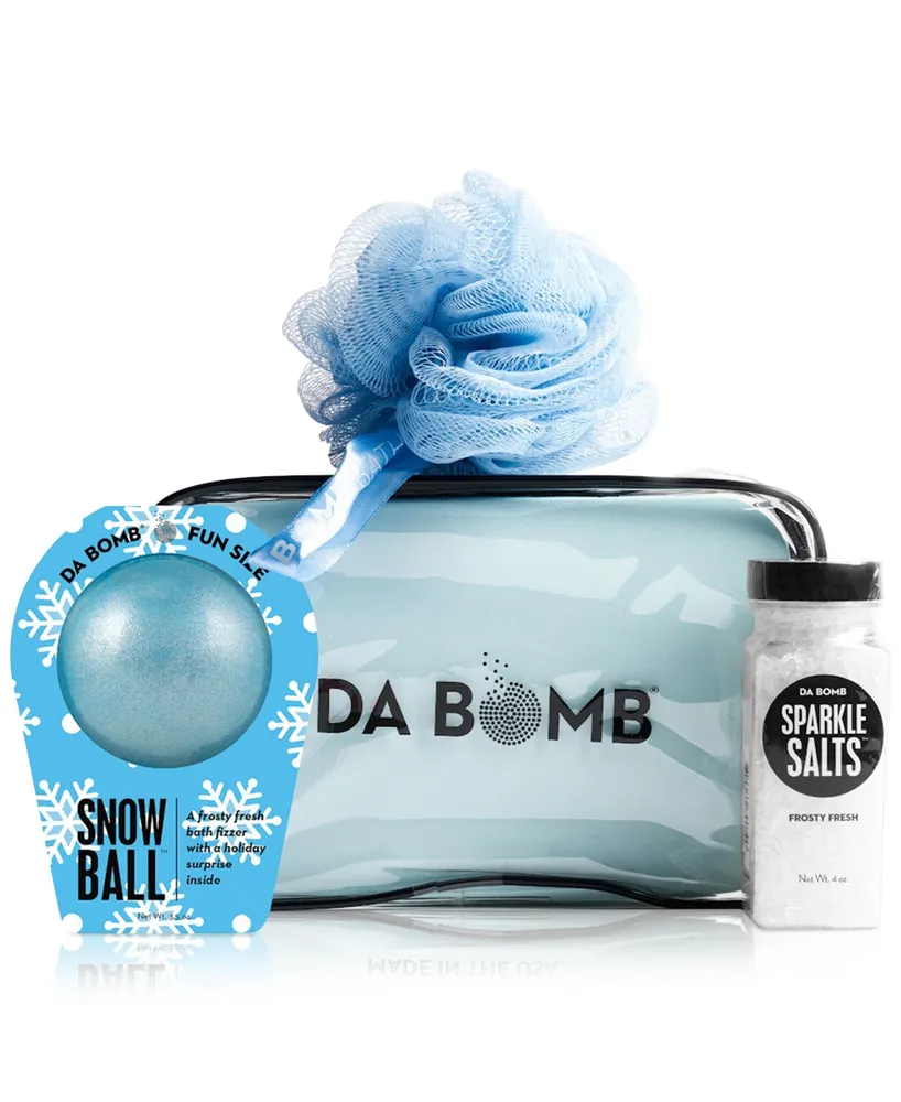 Da Bomb 3-Pc. Bath Fizzers Snow Ball Gift Set