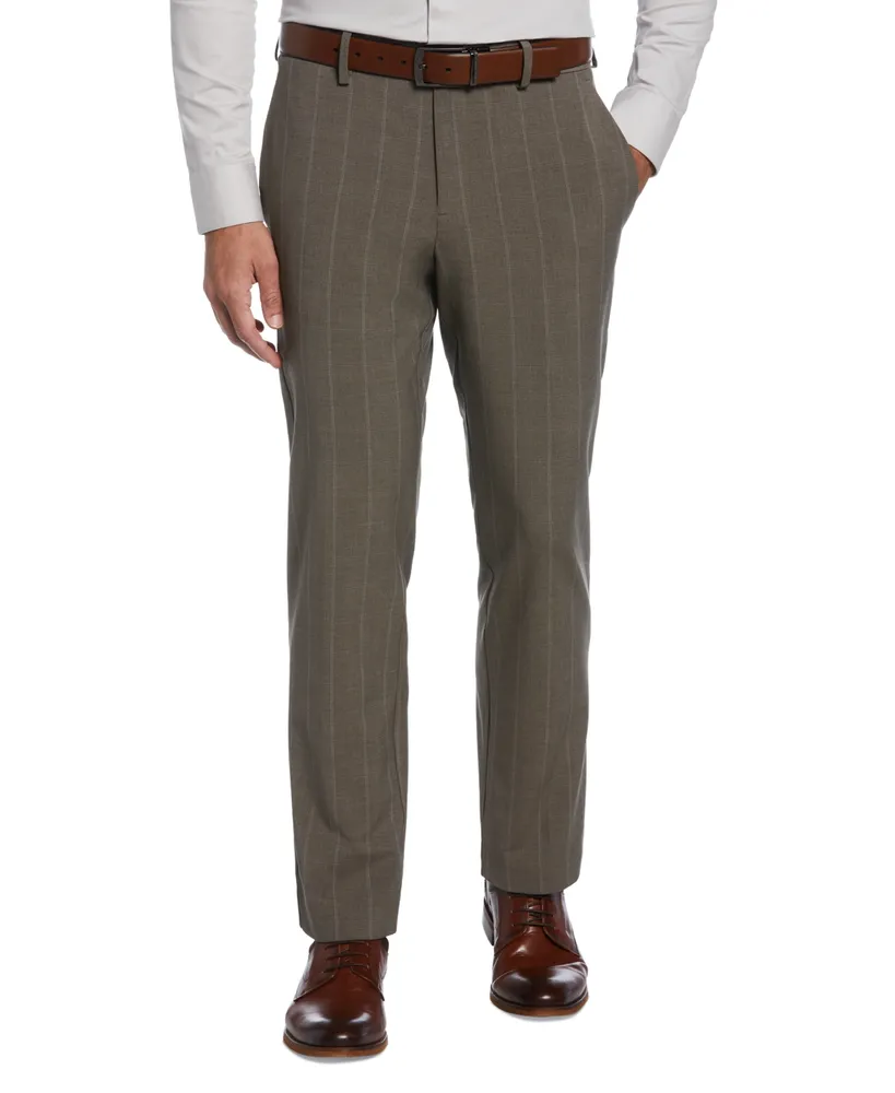 Perry Ellis Dress Pants Size 38X30 (Tag 36X30) Slim Fit Blue Easy Care  Stretch | eBay
