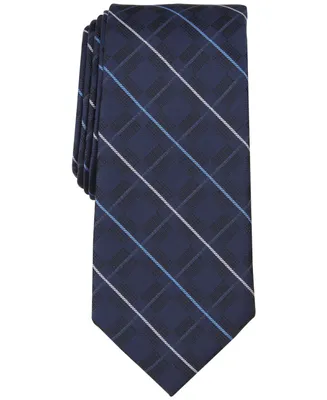 Alfani Men's Canfield Grid Tie, Created for Macy's