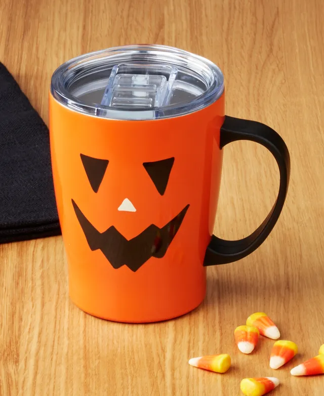 Cambridge Trick or Treat Insulated Coffee Mug, 20 oz - White