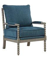 Best Master Furniture Hutch 36" Fabric Arm Chair