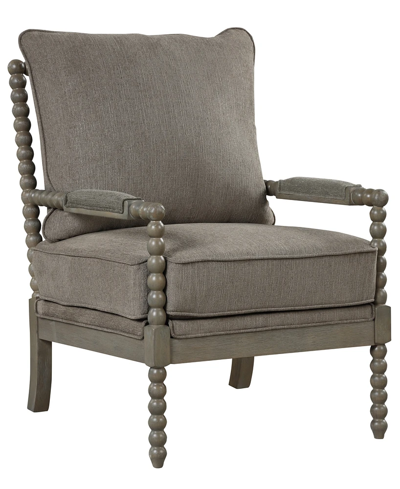 Best Master Furniture Hutch 36" Fabric Arm Chair
