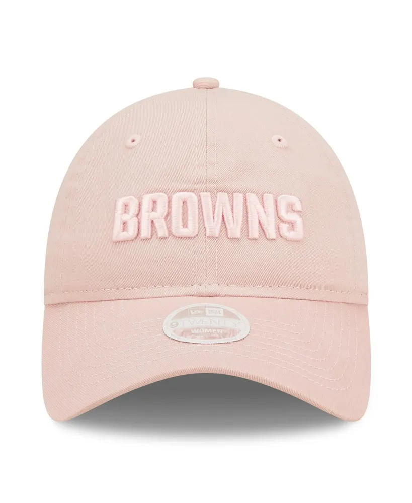 Women's New Era Pink Cleveland Browns Core Classic 2.0 Tonal 9TWENTY Adjustable Hat