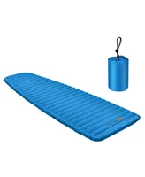 Costway 3 Inch Inflatable Camping Sleeping Pad Waterproof & Comfortable Mat