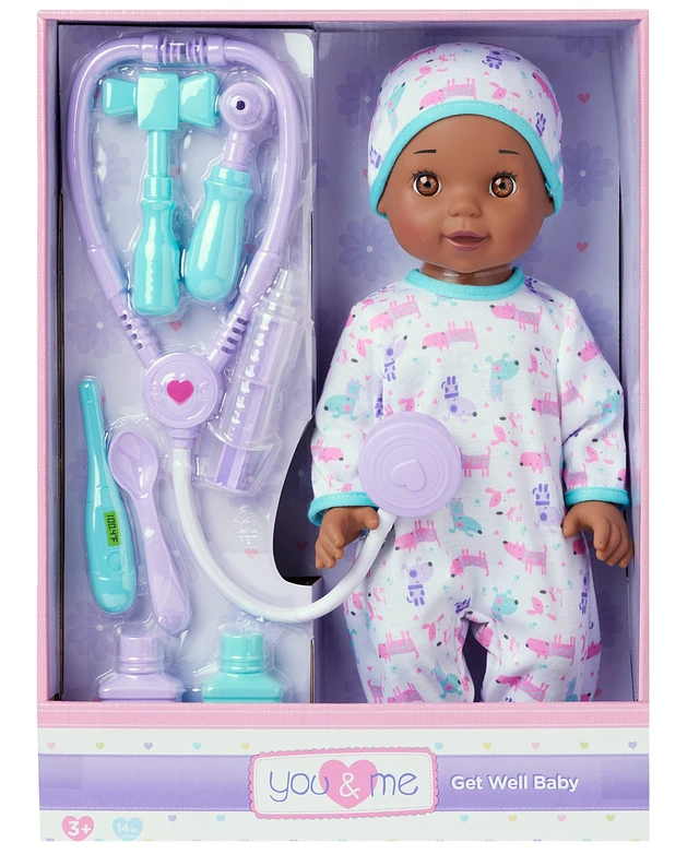 The New York Doll Collection 14 Inch Talking Baby Doll Doctor