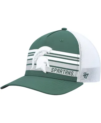 Men's '47 Brand Green Michigan State Spartans Brrr Altitude Trucker Adjustable Hat