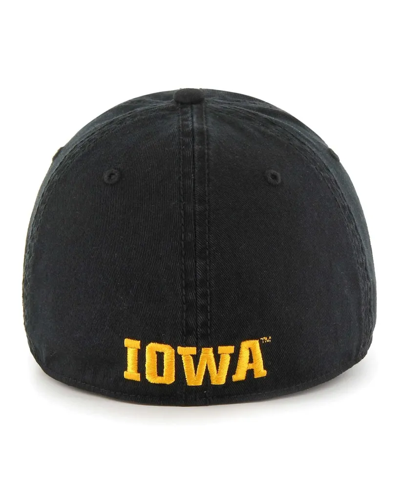 Men's '47 Brand Black Iowa Hawkeyes Franchise Fitted Hat
