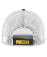 Men's '47 Brand Green, White Green Bay Packers Drifter Adjustable Trucker Hat