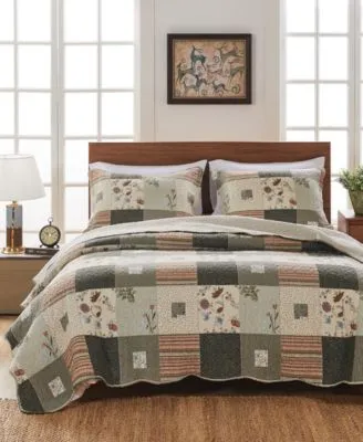 Greenland Home Fashions Sedona Desert Wildflowers Quilt Sets