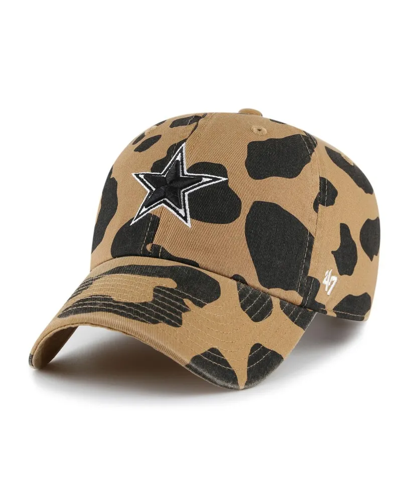 Women's '47 Tan Dallas Cowboys Bagheera Clean Up Adjustable Hat