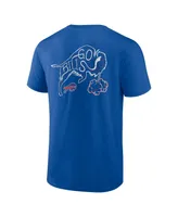 Men's Profile Royal Buffalo Bills Big and Tall Two-Sided T-shirt