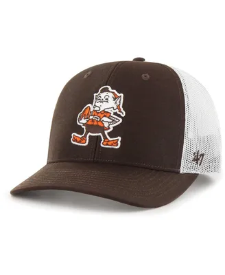 Men's '47 Orange/Natural Cleveland Browns Rawhide Trucker Adjustable Hat -  Yahoo Shopping