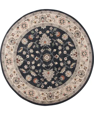 Km Home Poise Pse- 5'3" x Round Area Rug