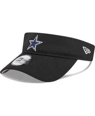 Men's New Era Black Dallas Cowboys Adjustable Visor