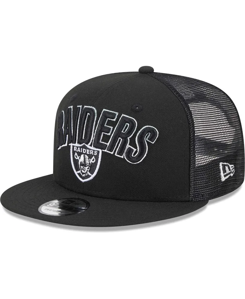 Las Vegas Raiders New Era Icon 9FIFTY Snapback Hat - Black