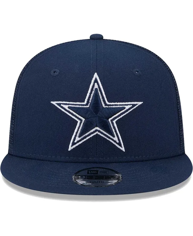 Youth New Era Camo Dallas Cowboys Retro Joe Main Trucker 9FIFTY Snapback Hat