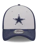 Men's New Era Gray Dallas Cowboys Main 39THIRTY Flex Hat