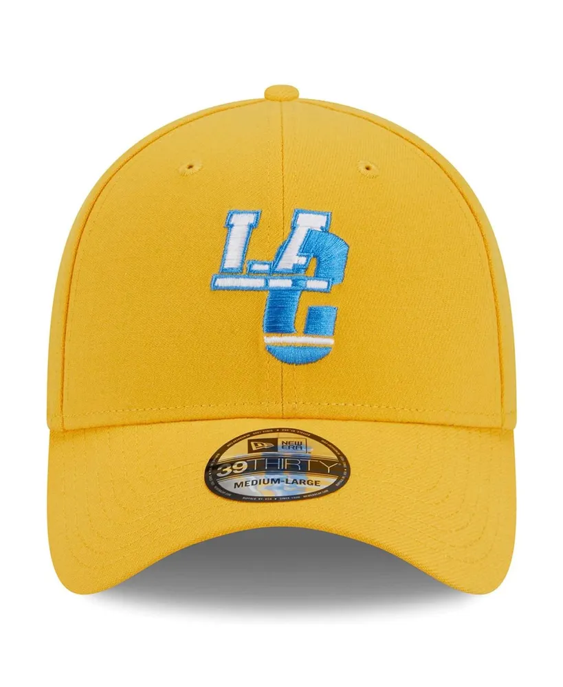 Men's New Era Gold Los Angeles Chargers City Originals 39THIRTY Flex Hat