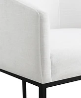 Abbyson Living Jace 39.8" Polyester Upholstered Barstool