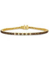 Le Vian Chocolate Diamond & Nude Diamond Tennis Bracelet (2-1/10 ct. t.w.) in 14k Gold