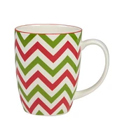 Certified International Holiday Fun 16 oz Mugs Set of 6, Service for 6