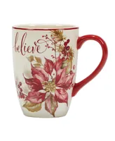 Certified International Winters Joy 16 oz Mugs Set of 4