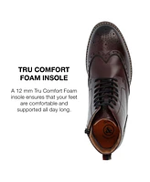 Thomas & Vine Men's Edison Tru Comfort Foam Wingtip Ankle Boots