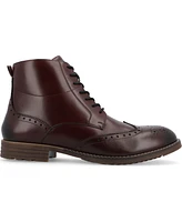 Thomas & Vine Men's Edison Tru Comfort Foam Wingtip Ankle Boots