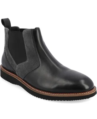 Thomas & Vine Men's Ventura Tru Comfort Foam Plain Toe Chelsea Boots