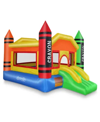 Cloud 9 Mini Crayon Bounce House with Blower