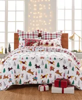 Levtex Jingle Paws Plaid 2-Pc. Sham Set, European