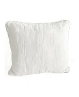 Anaya Home White Easy Cotton Gauze Down Alternative Euro Pillow 26x26