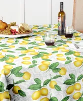 Martha Stewart Lots of Lemons Tablecloth Single Pack, 60" x 102"