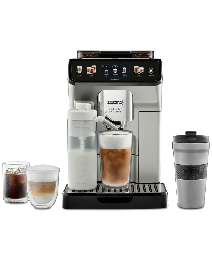 De'Longhi Eletta Explore Automatic Espresso Machine with Cold Brew