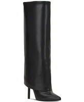 I.n.c. International Concepts Skylar Fold Over Cuffed Knee High Boots, Created for Macy's