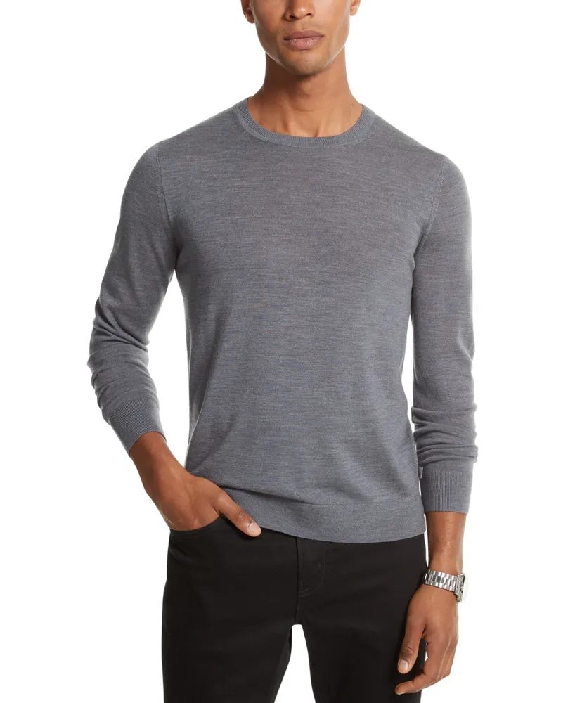 Michael Kors Men's Merino Wool Crewneck Sweater