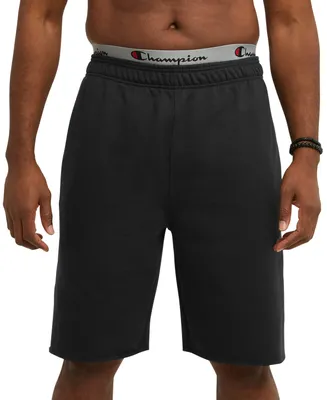 Champion Men's Big & Tall Powerblend Standard-Fit 10" Fleece Shorts