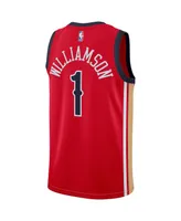 Men's and Women's Jordan Zion Williamson Red New Orleans Pelicans Swingman Jersey - Statement Edition