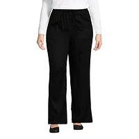 Lands' End Women's High Rise Wide Leg Pants made with Tencel Fibers